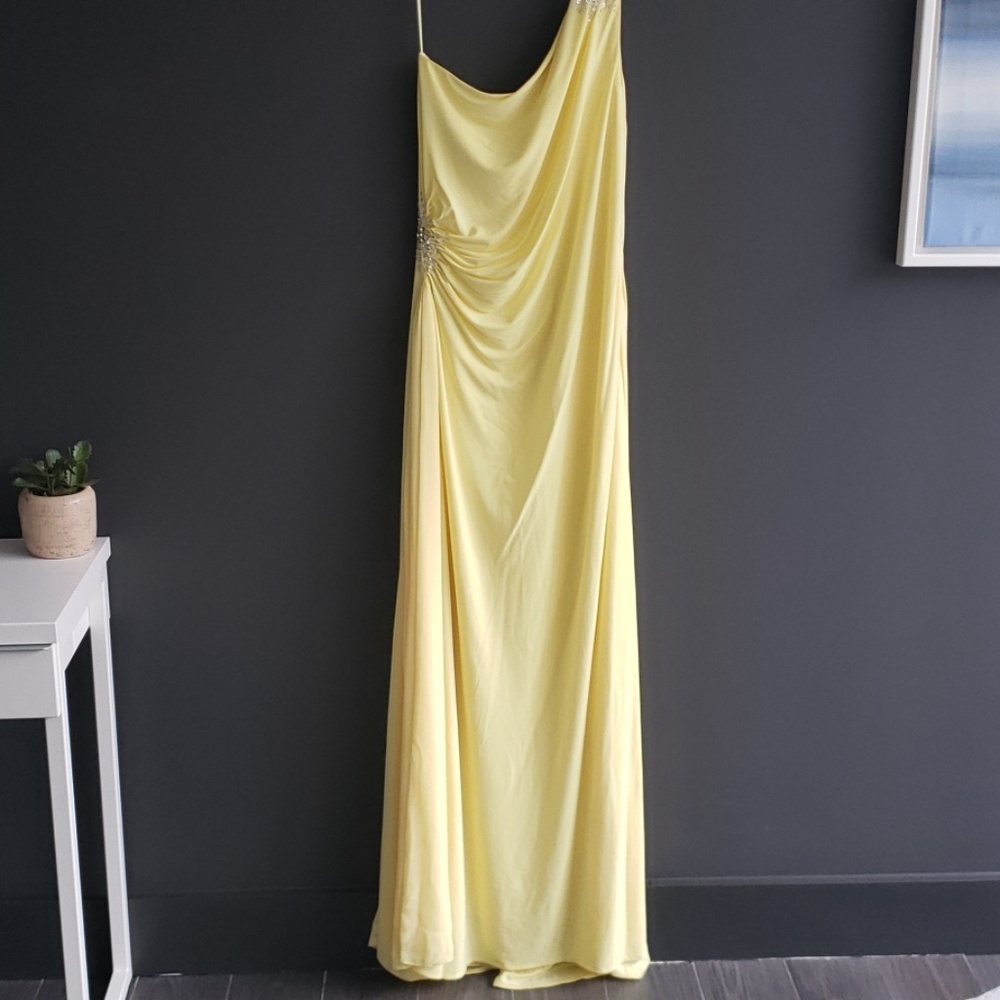 Stunning Soft Yellow Long Dress